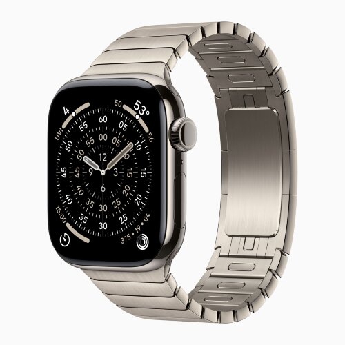 Apple Watch Series 11 42mm Natural Titanium Case with Natural Link Bracelet