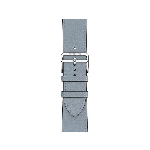 Ремешок Hermes для Apple Watch 42mm Single Tour - Светло-голубой (Bleu Lin)