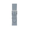 Ремешок Hermes для Apple Watch 42mm Single Tour - Светло-голубой (Bleu Lin)