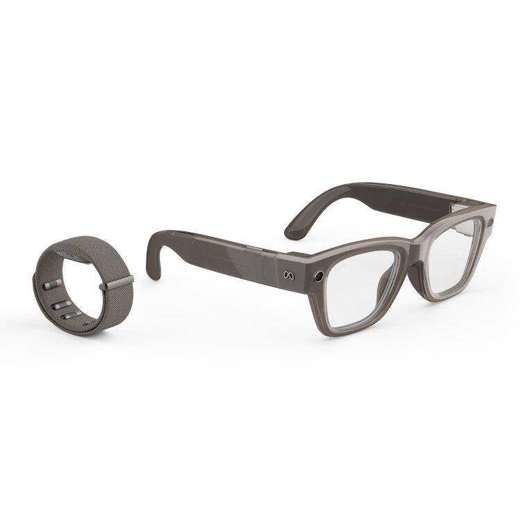 Ray-Ban Meta Display Shiny Sand Large, Neural Band size 3