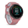 Умные часы Garmin Forerunner 265S 42mm, Black Bezel, Light Pink Case, Light Pink/Whitestone Silicone Band