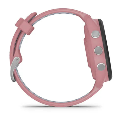 Умные часы Garmin Forerunner 265S 42mm, Black Bezel, Light Pink Case, Light Pink/Whitestone Silicone Band
