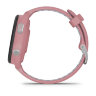 Умные часы Garmin Forerunner 265S 42mm, Black Bezel, Light Pink Case, Light Pink/Whitestone Silicone Band