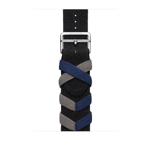 Ремешок Hermes для Apple Watch 46mm Bridon Single Tour - Черный (Noir)
