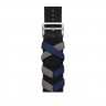 Ремешок Hermes для Apple Watch 46mm Bridon Single Tour - Черный (Noir)