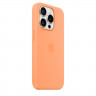 Силиконовый чехол для iPhone 15 Plus MagSafe - Апельсиновый Сорбет (Orange Sorbet)