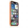 Силиконовый чехол для iPhone 15 Plus MagSafe - Апельсиновый Сорбет (Orange Sorbet)