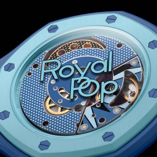 Карманные часы Audemars Piguet Swatch Royal Pop Lan Ba (Синий)
