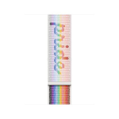Apple Watch SE (2023) 40mm, Starlight Aluminum Case with Sport Loop - Pride Edition (Радужный)