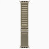 Apple Watch Ultra 3 49mm Titanium Case with Olive Alpine Loop (L)