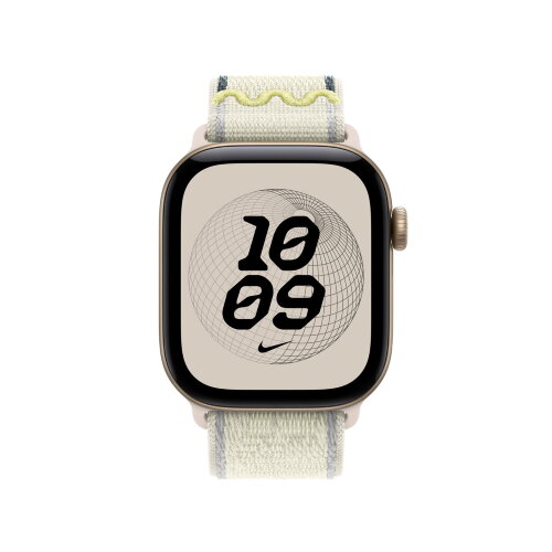 Ремешок Nike Sport Loop для Apple Watch 42mm — Бело-зеленый (Chalk Calm)