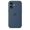 Силиконовый чехол для iPhone 16 с MagSafe - Denim (Синий)
