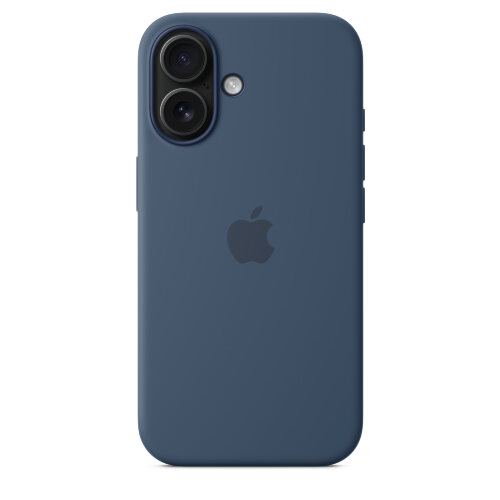 Силиконовый чехол для iPhone 16 с MagSafe - Denim (Синий)