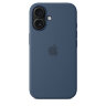 Силиконовый чехол для iPhone 16 с MagSafe - Denim (Синий)