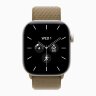 Apple Watch Series 12 42mm, Pearl White Ceramic Case with Sport Loop - Olive