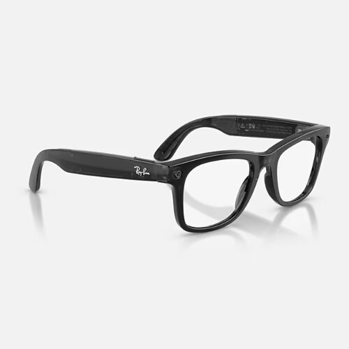 Ray-Ban Meta Gen 3 Wayfarer Transitions (черный прозрачный / фотохром Aquamarine)