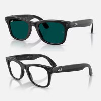 Ray-Ban Meta Gen 3 Wayfarer Transitions (черный прозрачный / фотохром Aquamarine)
