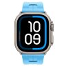 Apple Watch Ultra 2 Hermes 49mm Titanium, спортивный ремешок  Kilim голубой