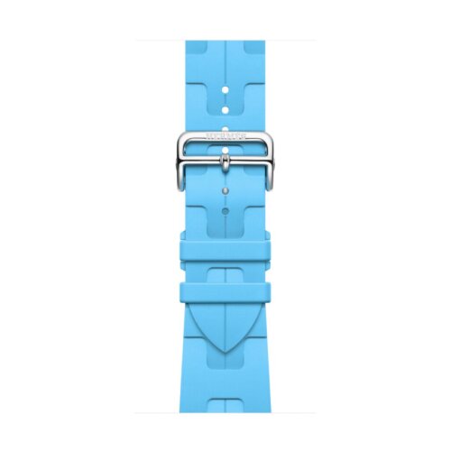 Apple Watch Ultra 2 Hermes 49mm Titanium, спортивный ремешок  Kilim голубой