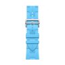 Apple Watch Ultra 2 Hermes 49mm Titanium, спортивный ремешок  Kilim голубой