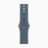 Apple Watch Series 11 46mm, Gold Titanium Case with Sport Band - Anchor Blue