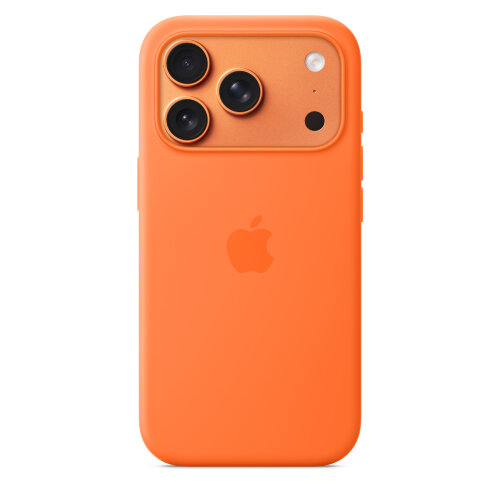 Силиконовый чехол для iPhone 17 Pro с MagSafe - Оранжевый (Orange)