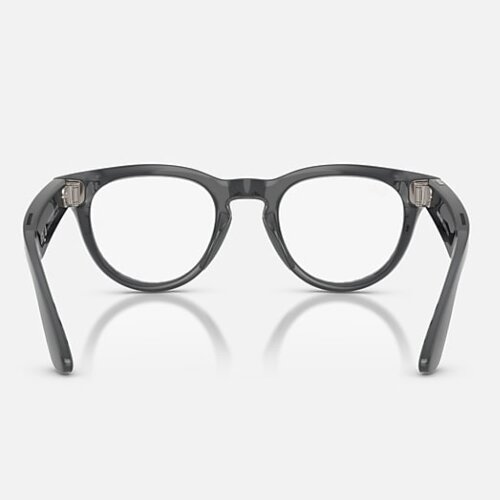 Ray-Ban Meta Gen 2 HeadLiner Transitions (линзы прозрачные с затемнением в зеленый, глянцевая серая оправа)