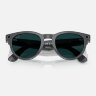 Ray-Ban Meta Gen 2 HeadLiner Transitions (линзы прозрачные с затемнением в зеленый, глянцевая серая оправа)