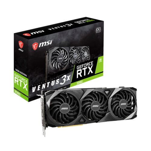 Видеокарта NVIDIA MSI GeForce RTX 3080 VENTUS 3X PLUS 10G OC