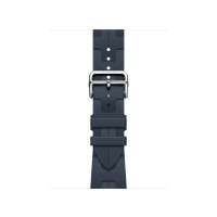 Ремешок Hermes для Apple Watch 41mm Kilim Single Tour - Темно-синий (Navy)