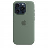Силиконовый чехол для iPhone 15 Plus MagSafe - Кипарис (Cypress)