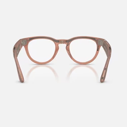 Ray-Ban Meta Gen 2 HeadLiner (матовая персиковая оправа, линзы с серым затемнением)