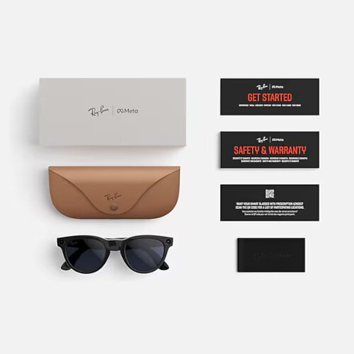 Ray-Ban Meta Gen 2 HeadLiner (матовая персиковая оправа, линзы с серым затемнением)