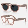Ray-Ban Meta Gen 2 HeadLiner (матовая персиковая оправа, линзы с серым затемнением)