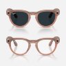 Ray-Ban Meta Gen 2 HeadLiner (матовая персиковая оправа, линзы с серым затемнением)