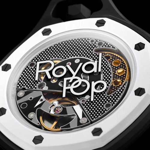 Карманные часы Audemars Piguet Swatch Royal Pop Ocho Negro (Черный)