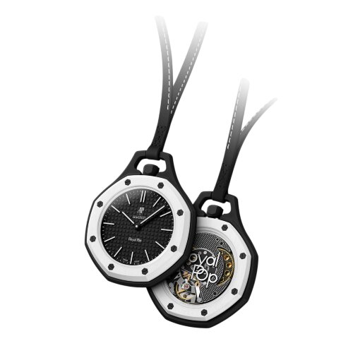 Карманные часы Audemars Piguet Swatch Royal Pop Ocho Negro (Черный)