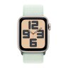 Apple Watch SE (2023) 40mm, Starlight Aluminum Case with Sport Loop - Soft Mint (Мятный)