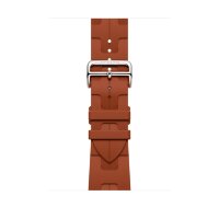 Ремешок Hermès для Apple Watch 46mm Kilim Single Tour — медно-коричневый (Cuivre)