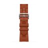 Ремешок Hermès для Apple Watch 46mm Kilim Single Tour — медно-коричневый (Cuivre)