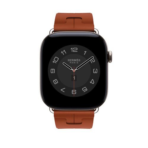 Ремешок Hermès для Apple Watch 46mm Kilim Single Tour — медно-коричневый (Cuivre)