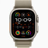 Apple Watch Ultra 3 49mm Titanium Case with Olive Alpine Loop (M)