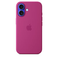 Силиконовый чехол для iPhone 16 с MagSafe -Fuchsia (Розовый)