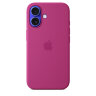 Силиконовый чехол для iPhone 16 с MagSafe -Fuchsia (Розовый)
