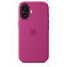Силиконовый чехол для iPhone 16 с MagSafe -Fuchsia (Розовый)