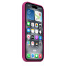 Силиконовый чехол для iPhone 16 с MagSafe -Fuchsia (Розовый)