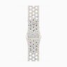 Apple Watch Series 10 42mm, Rose Gold Aluminum Case with Nike Sport Band - Pure Platinum