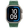 Apple Watch Ultra 2 Hermes 49mm Titanium, спортивный ремешок  Kilim зеленый