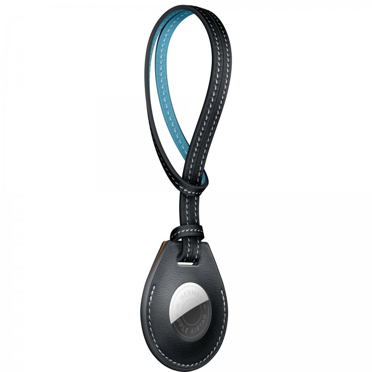 Подвеска AirTag Hermes Bleu Indigo для сумки
