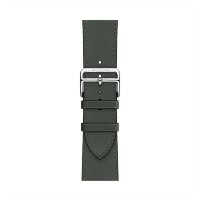 Ремешок Hermes для Apple Watch Single Tour 46 mm - Темно-зеленый (Vert Mongrove)